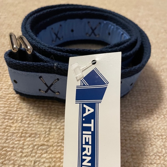 NWT A Tierney - Field Hockey Ribbon D-ring Belt - Picture 1 of 4